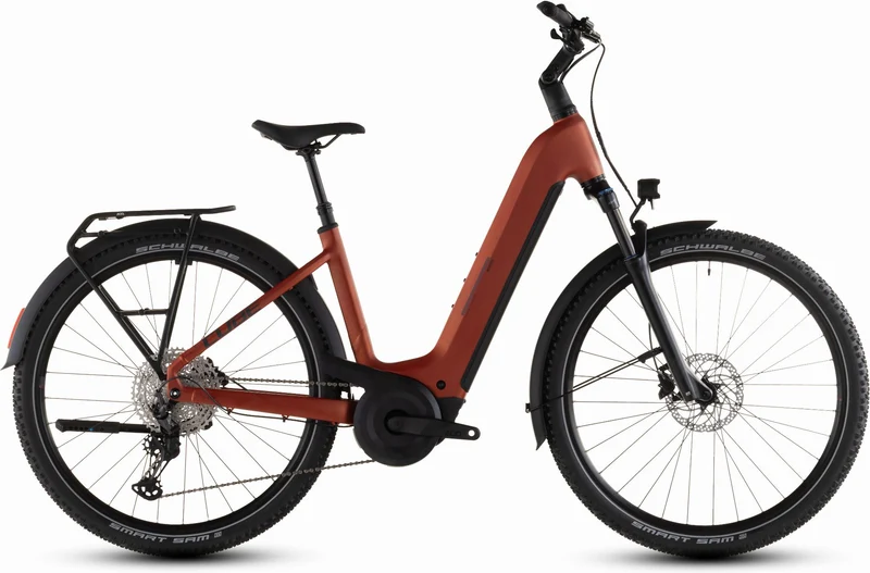 Cube Nuride Hybrid Pro 800 Wh E-Bike Easy Entry 28" chilli´n´black