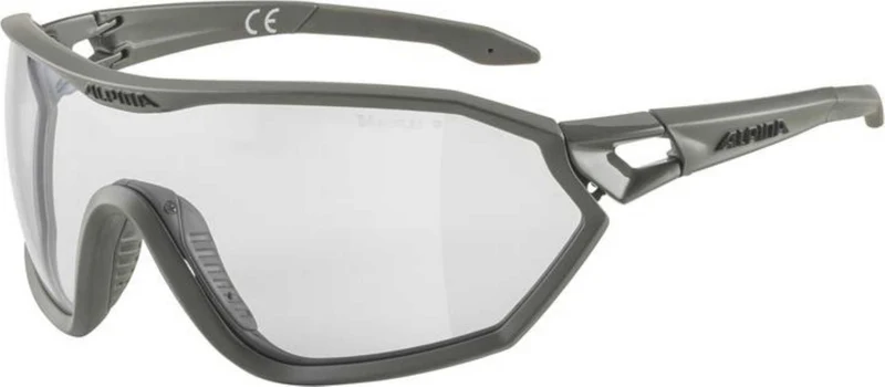 Alpina S-Way V Sportbrille moon-grey matt/varioflex black